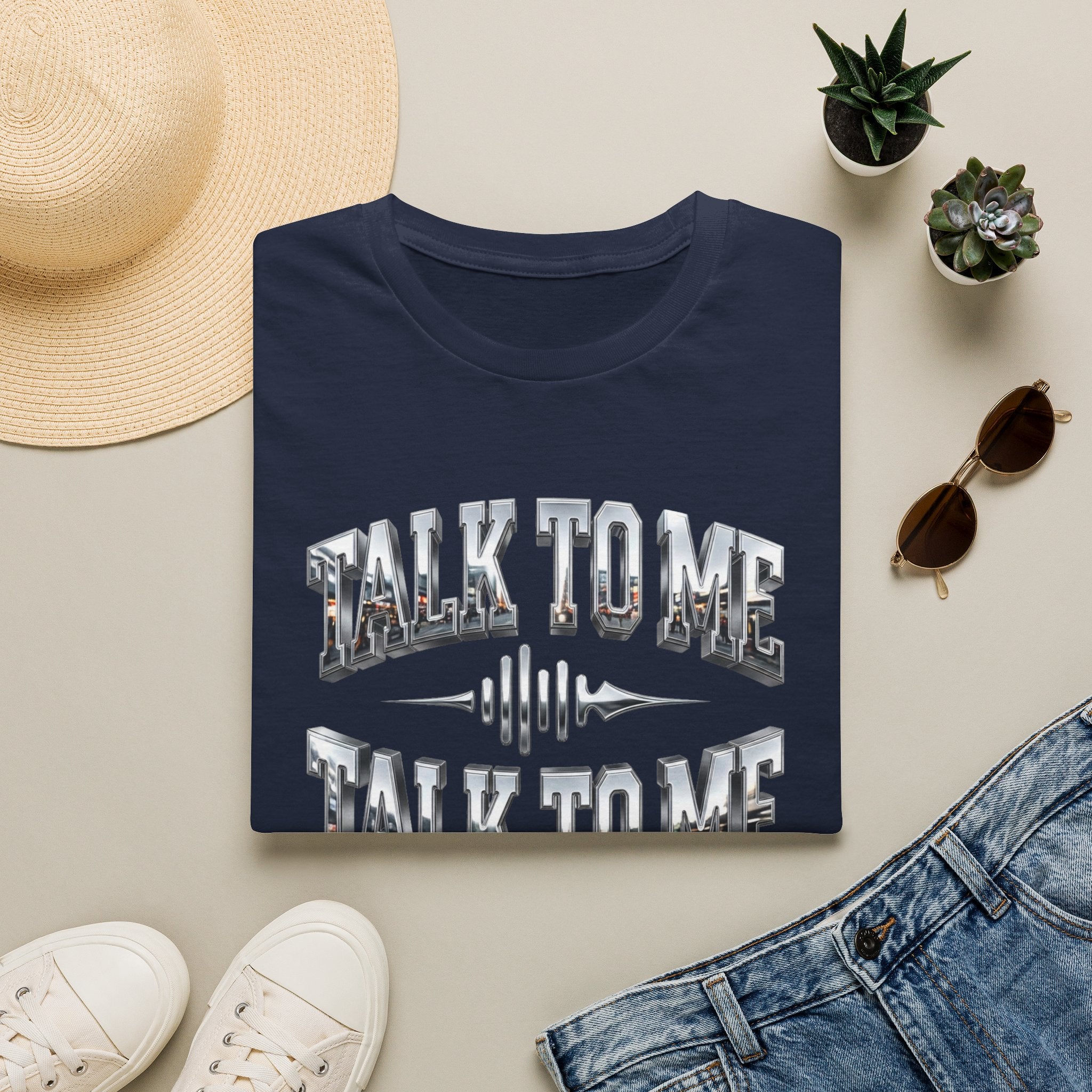 Talk To Me T-Shirt — Retro Soundwave Graphic Tee