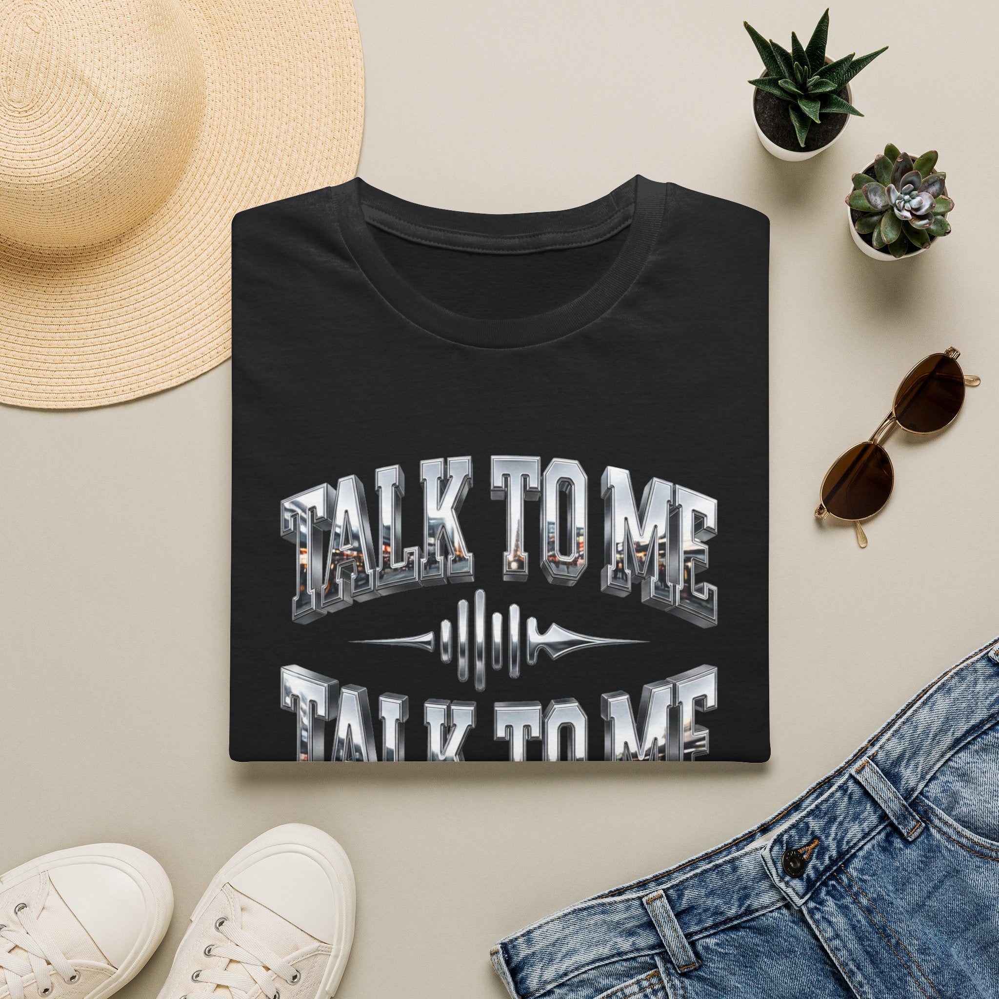 Talk To Me T-Shirt — Retro Soundwave Graphic Tee