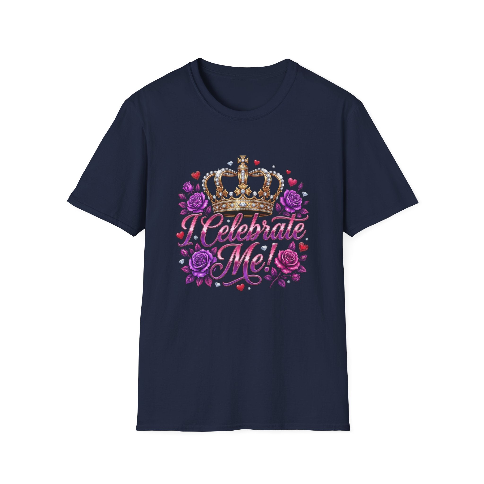 Celebrate Me T-Shirt — Crown & Roses Birthday Shirt