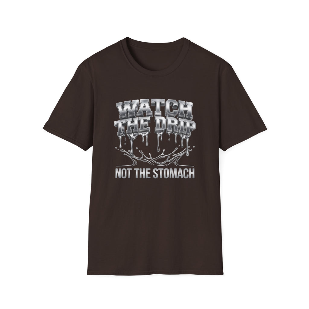 Watch The Drip T‑Shirt — Silver Drip Graphic Tee