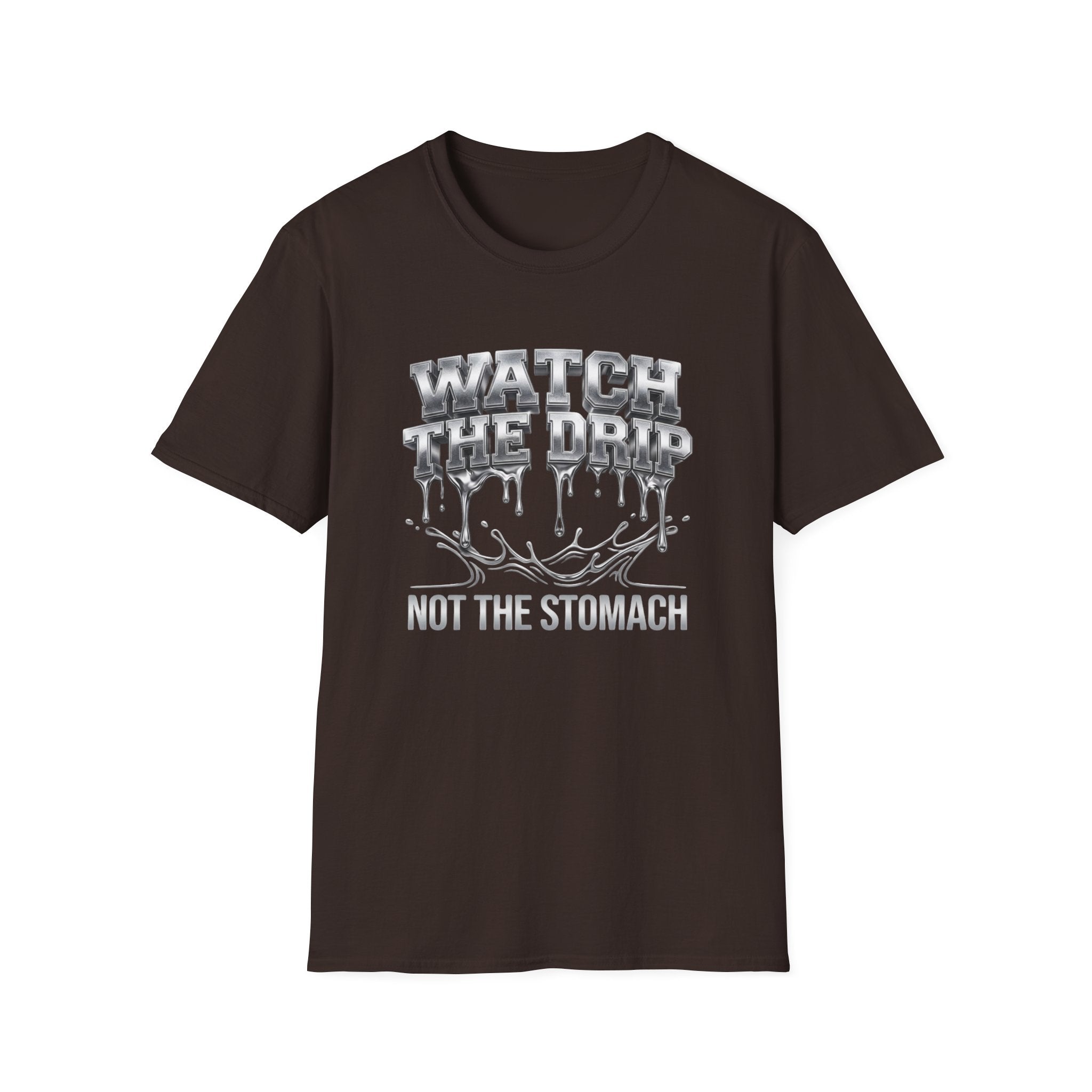 Watch The Drip T‑Shirt — Silver Drip Graphic Tee