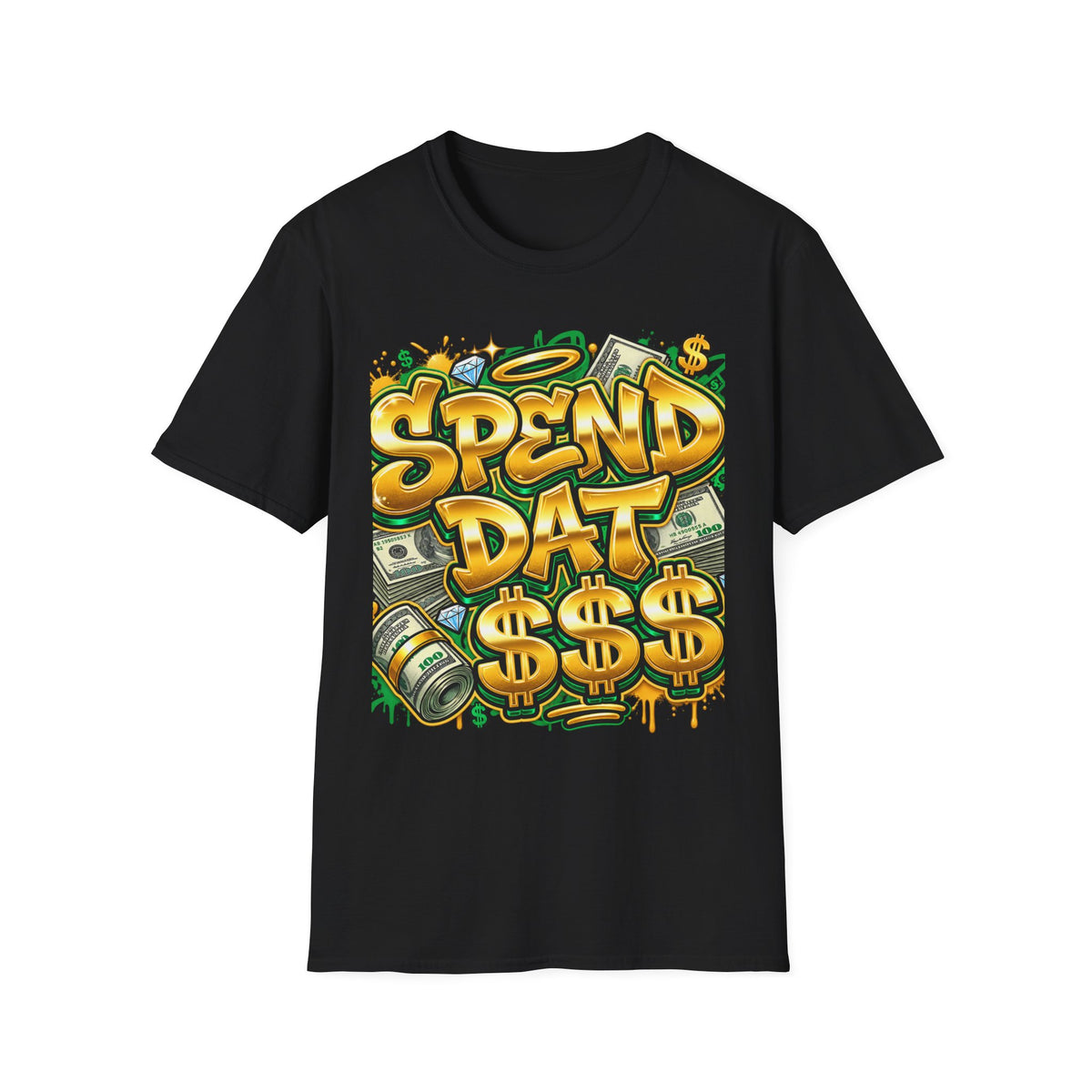 Spend Dat  T-Shirt — Money Graffiti Streetwear Tee