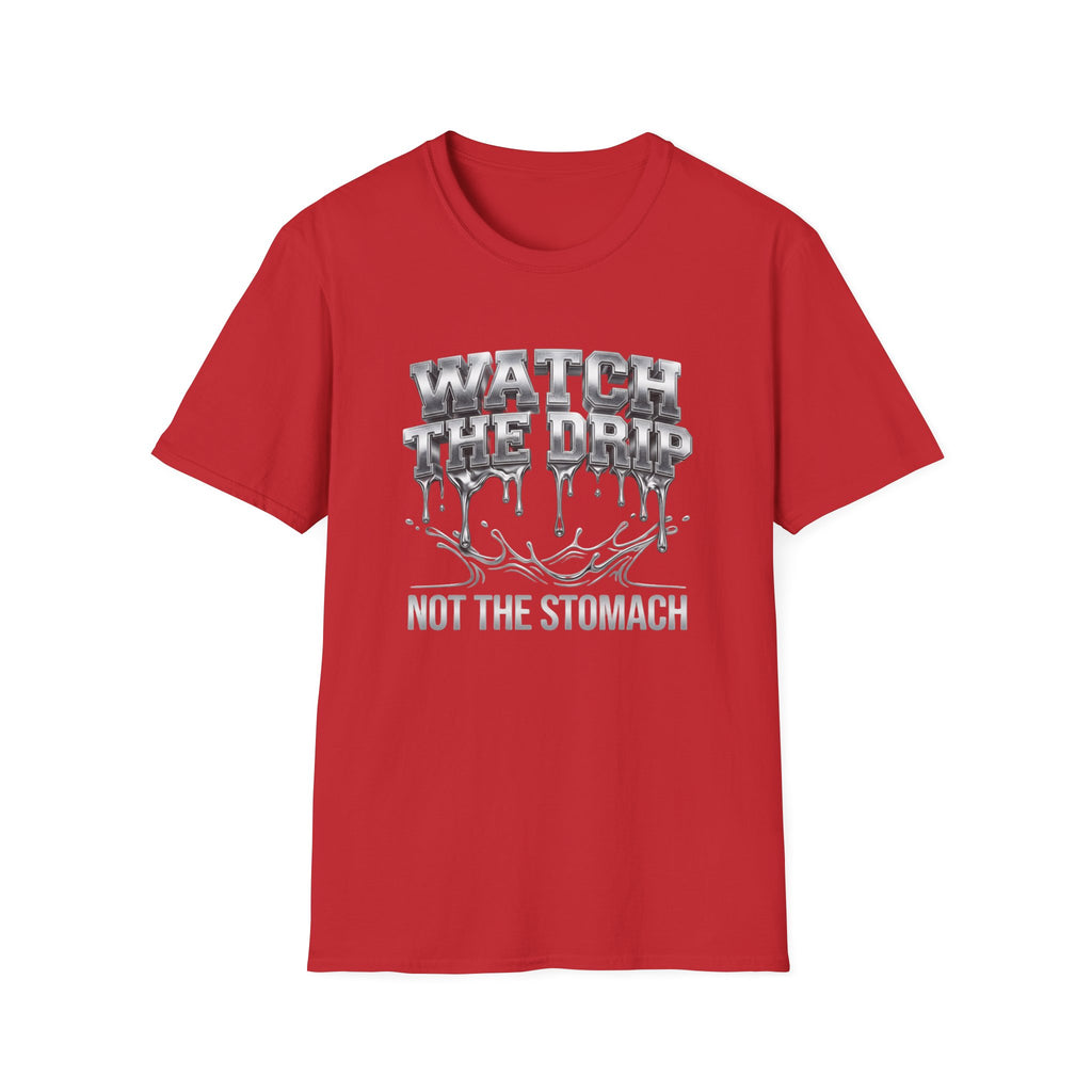 Watch The Drip T‑Shirt — Silver Drip Graphic Tee