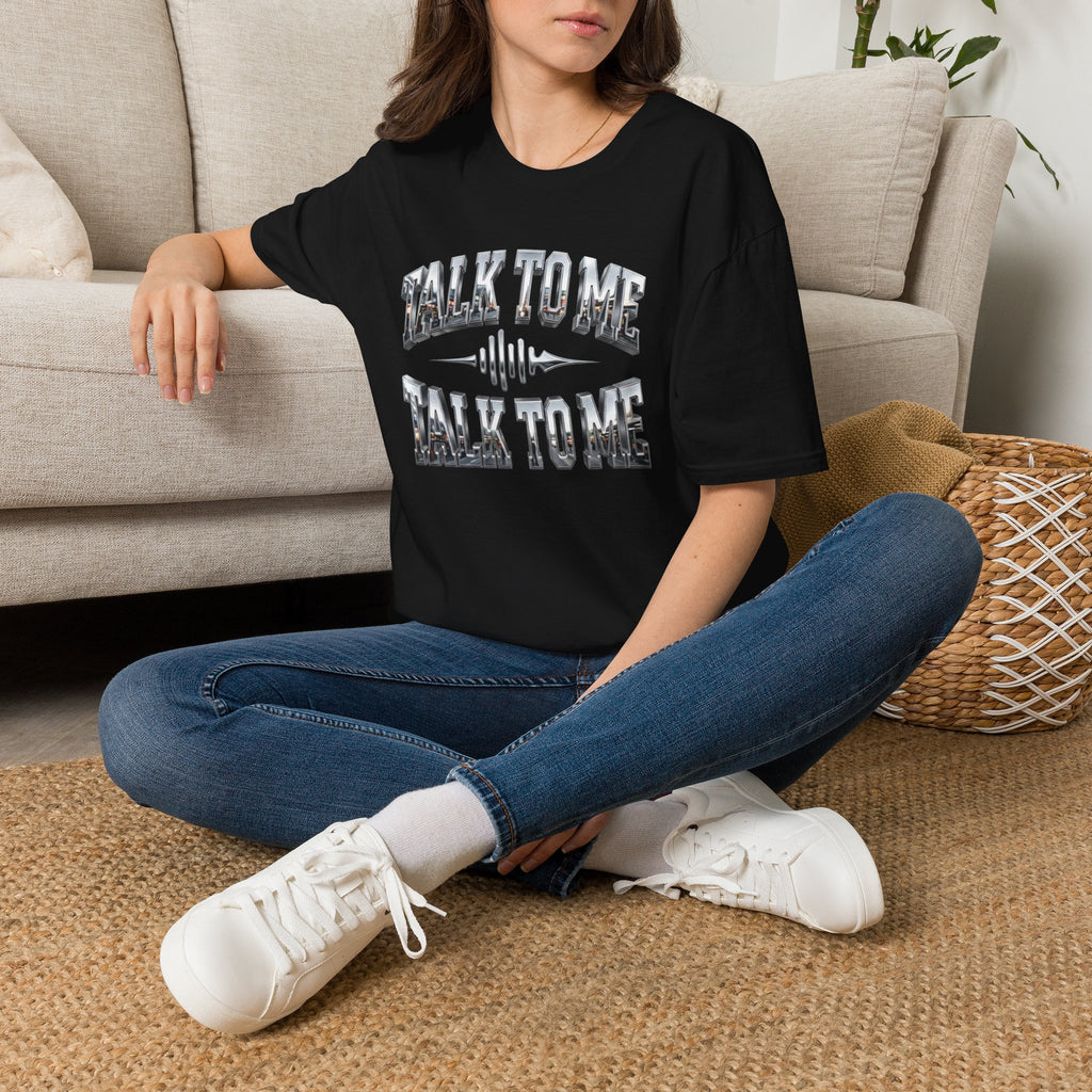 Talk To Me T-Shirt — Retro Soundwave Graphic Tee
