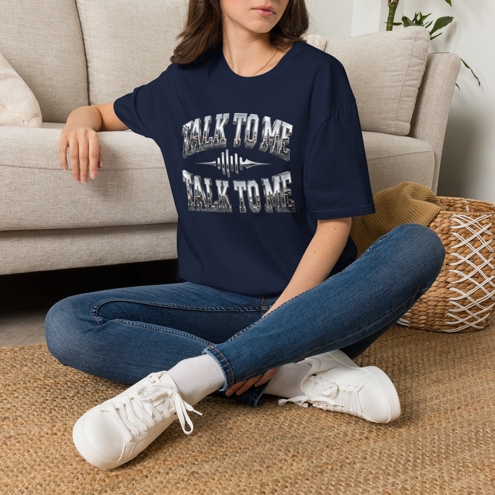 Talk To Me T-Shirt — Retro Soundwave Graphic Tee