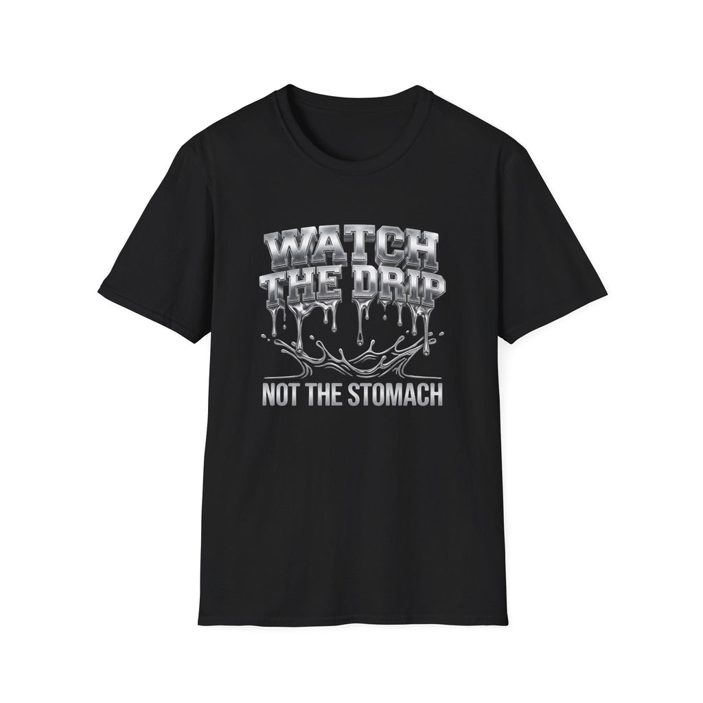 Watch The Drip T‑Shirt — Silver Drip Graphic Tee