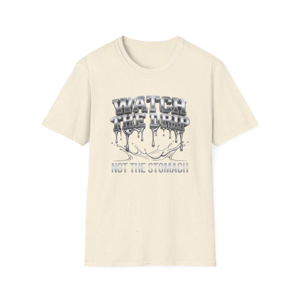 Watch The Drip T‑Shirt — Silver Drip Graphic Tee