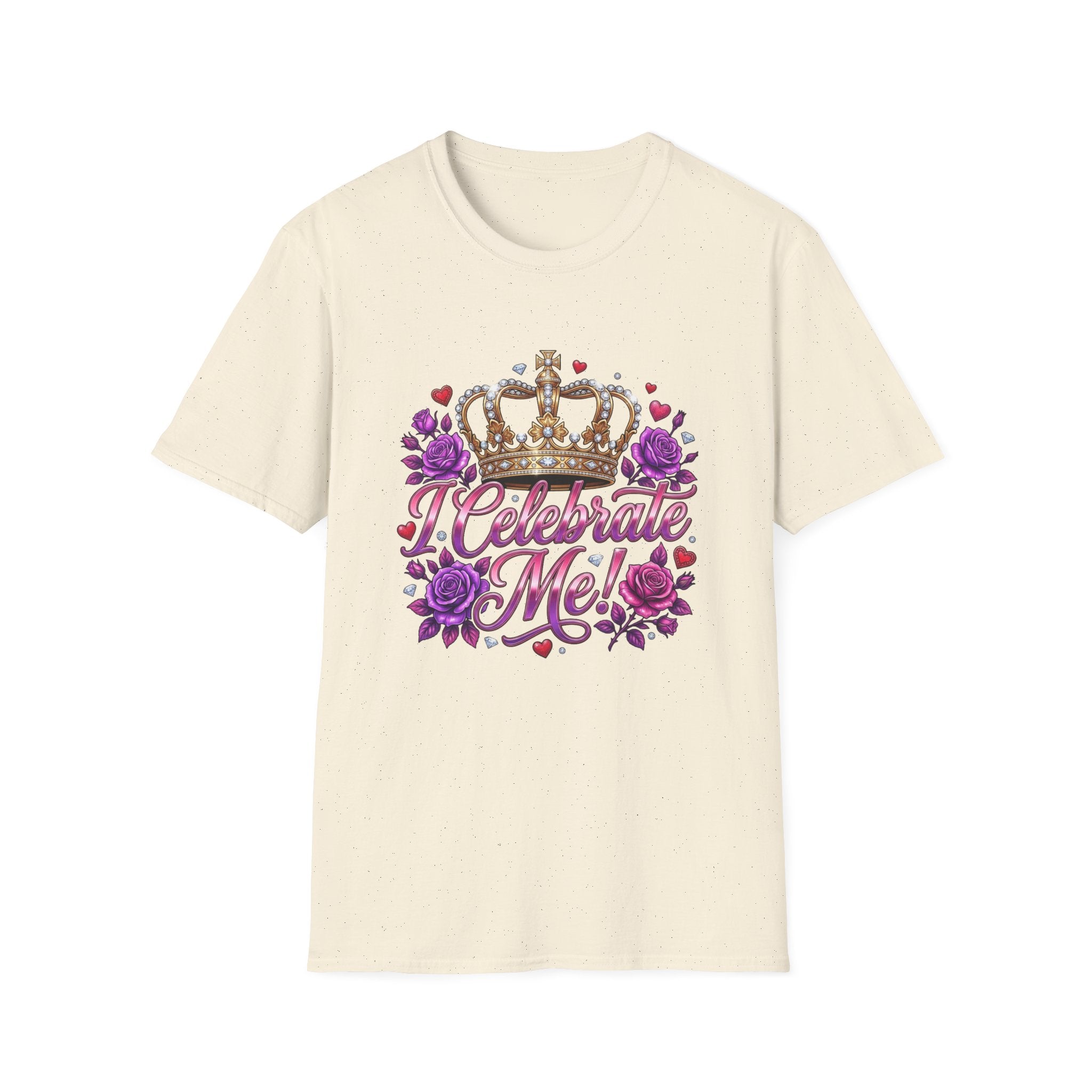 Celebrate Me T-Shirt — Crown & Roses Birthday Shirt
