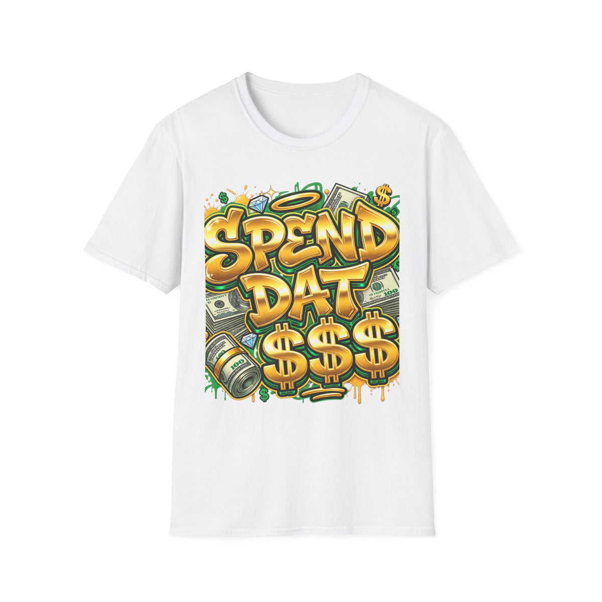 Spend Dat  T-Shirt — Money Graffiti Streetwear Tee
