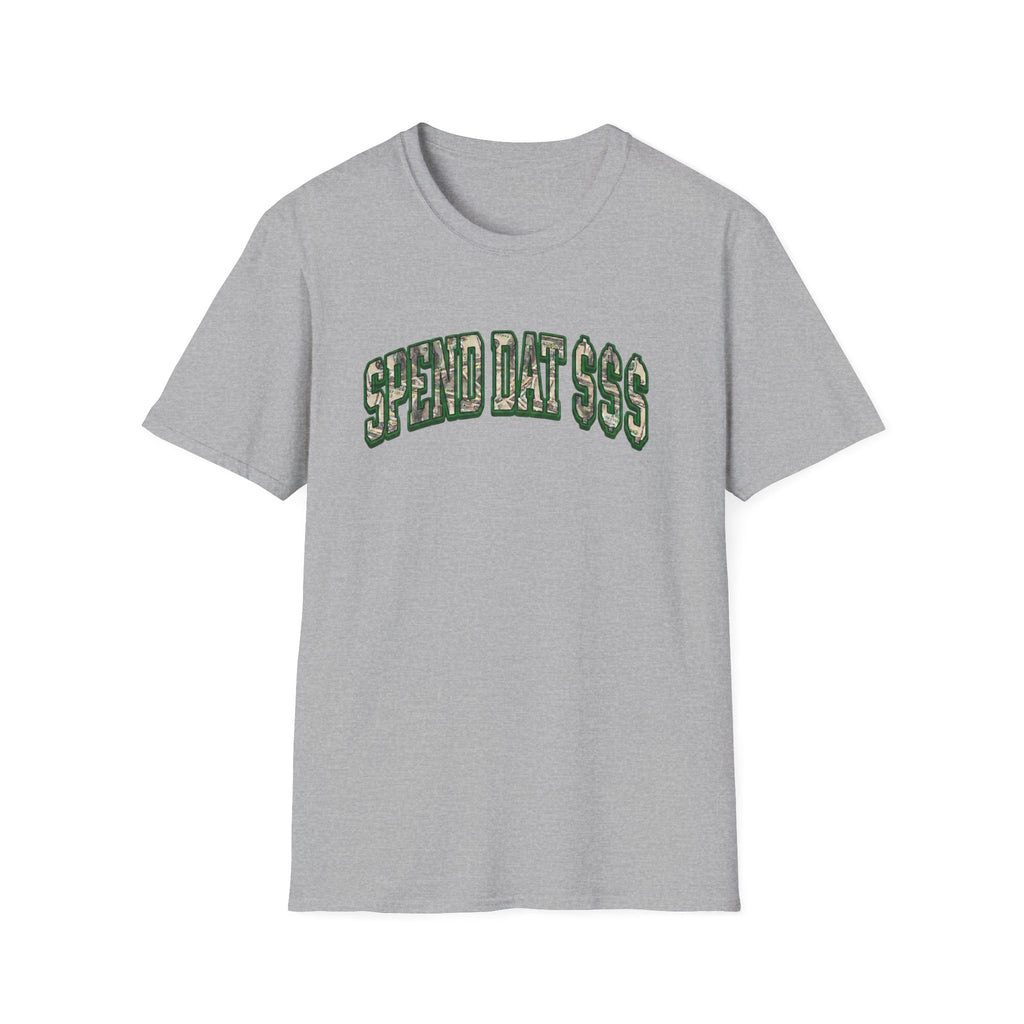 Spend Dat  T-Shirt — Camo Money Graphic Tee