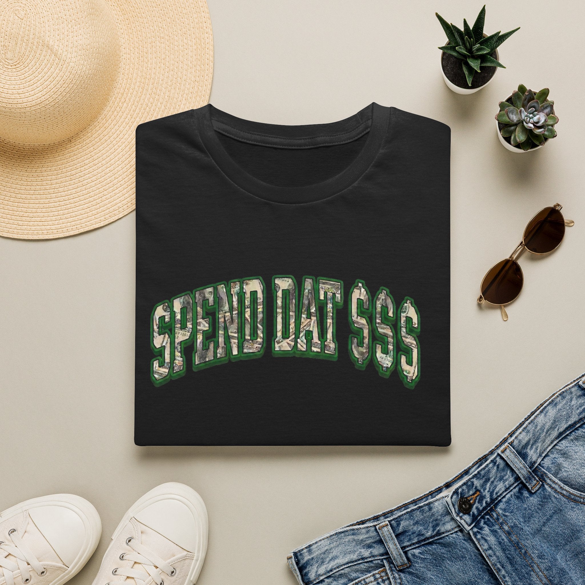 Spend Dat  T-Shirt — Camo Money Graphic Tee