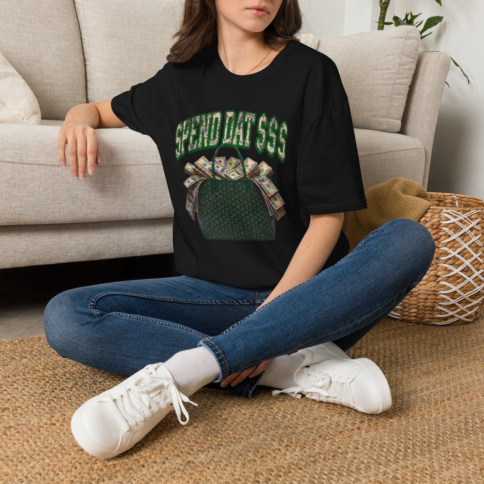 Spend Dat  T-Shirt — Funny Money Bag Graphic Tee