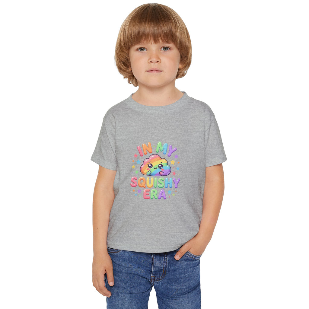 Toddler T-Shirt — "In My Squishy Era" Cute Rainbow Kawaii Tee for Kids