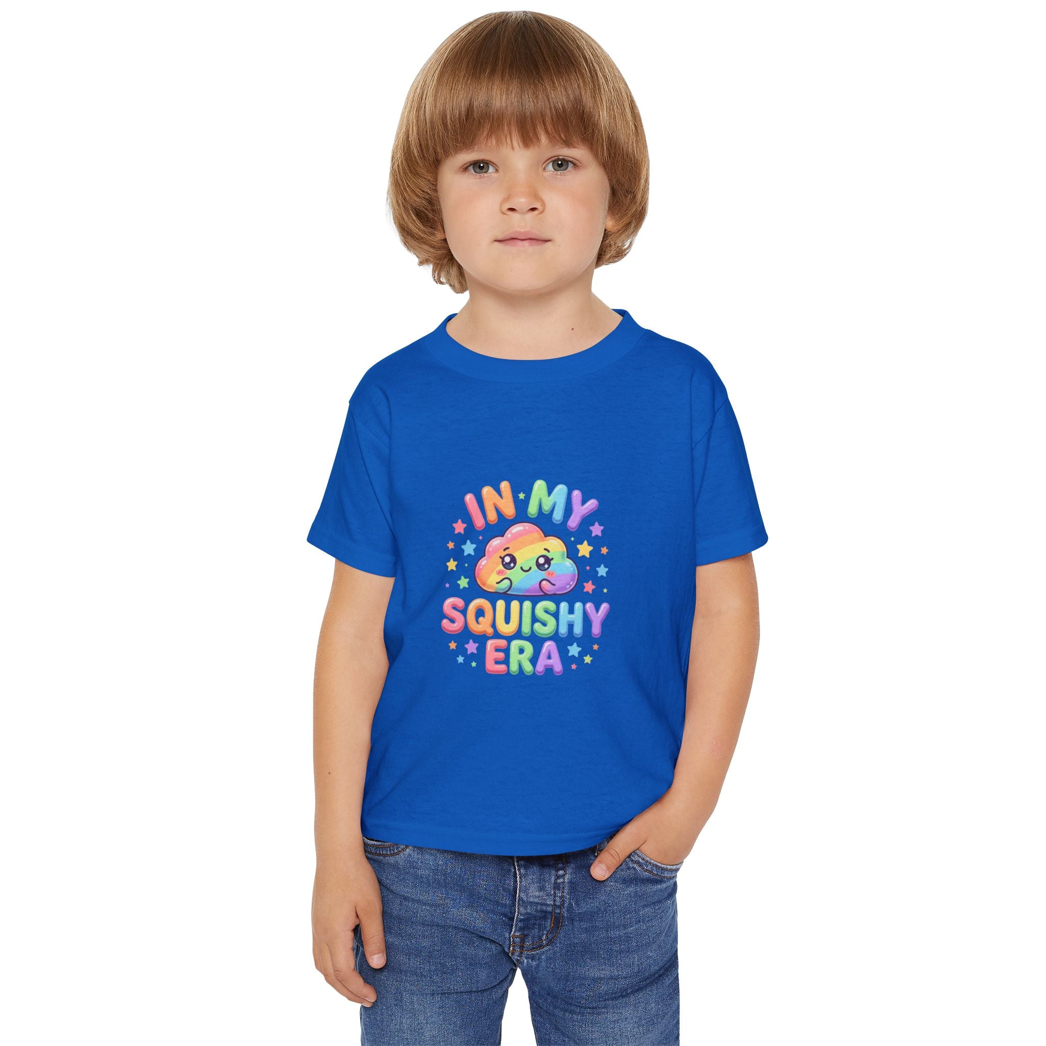 Toddler T-Shirt — "In My Squishy Era" Cute Rainbow Kawaii Tee for Kids