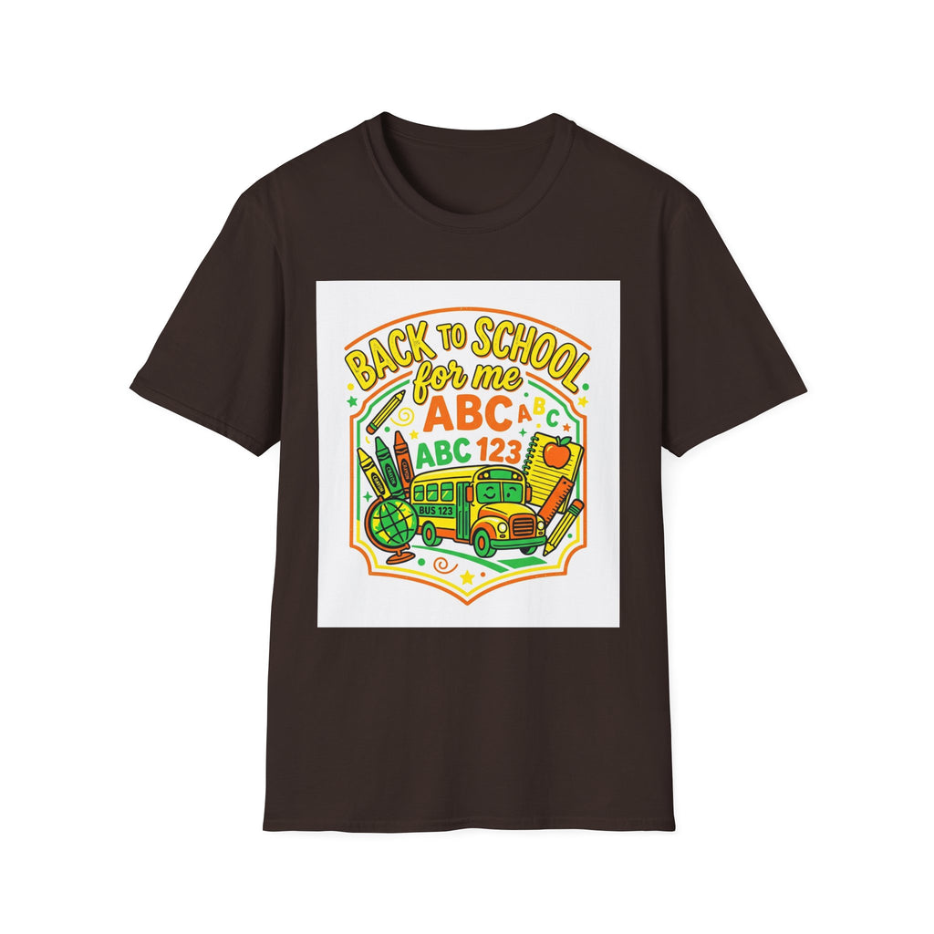 Back to School for Me T-Shirt — ABC 123 Kids’ Teacher Gift