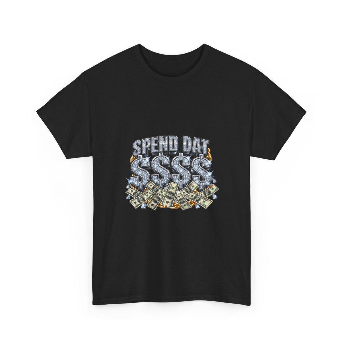 Spend Dat  Money Graphic Tee — Streetwear Cash & Hustle T-Shirt
