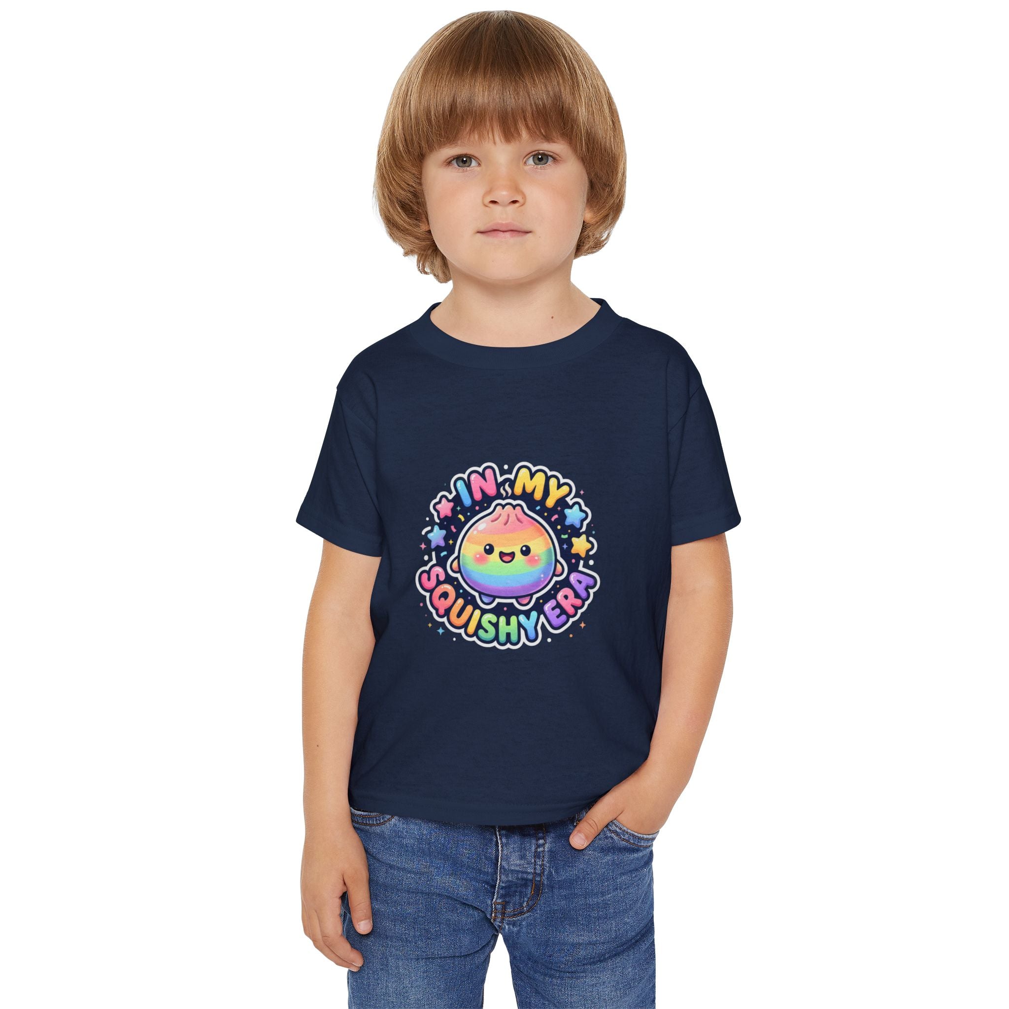 Toddler T-Shirt — "In My Squishy Era" Cute Rainbow Kawaii Tee