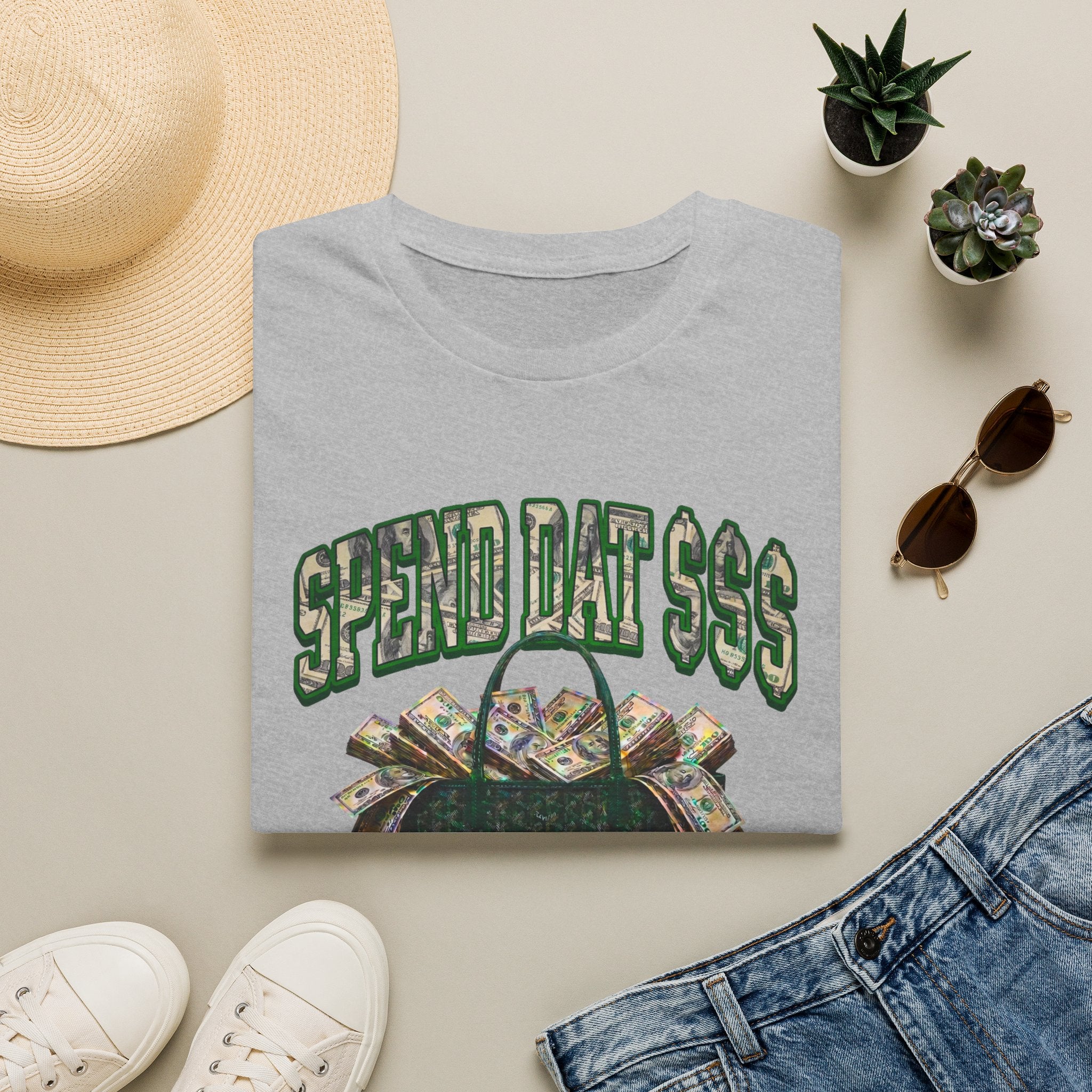 Spend Dat  T-Shirt — Funny Money Bag Graphic Tee