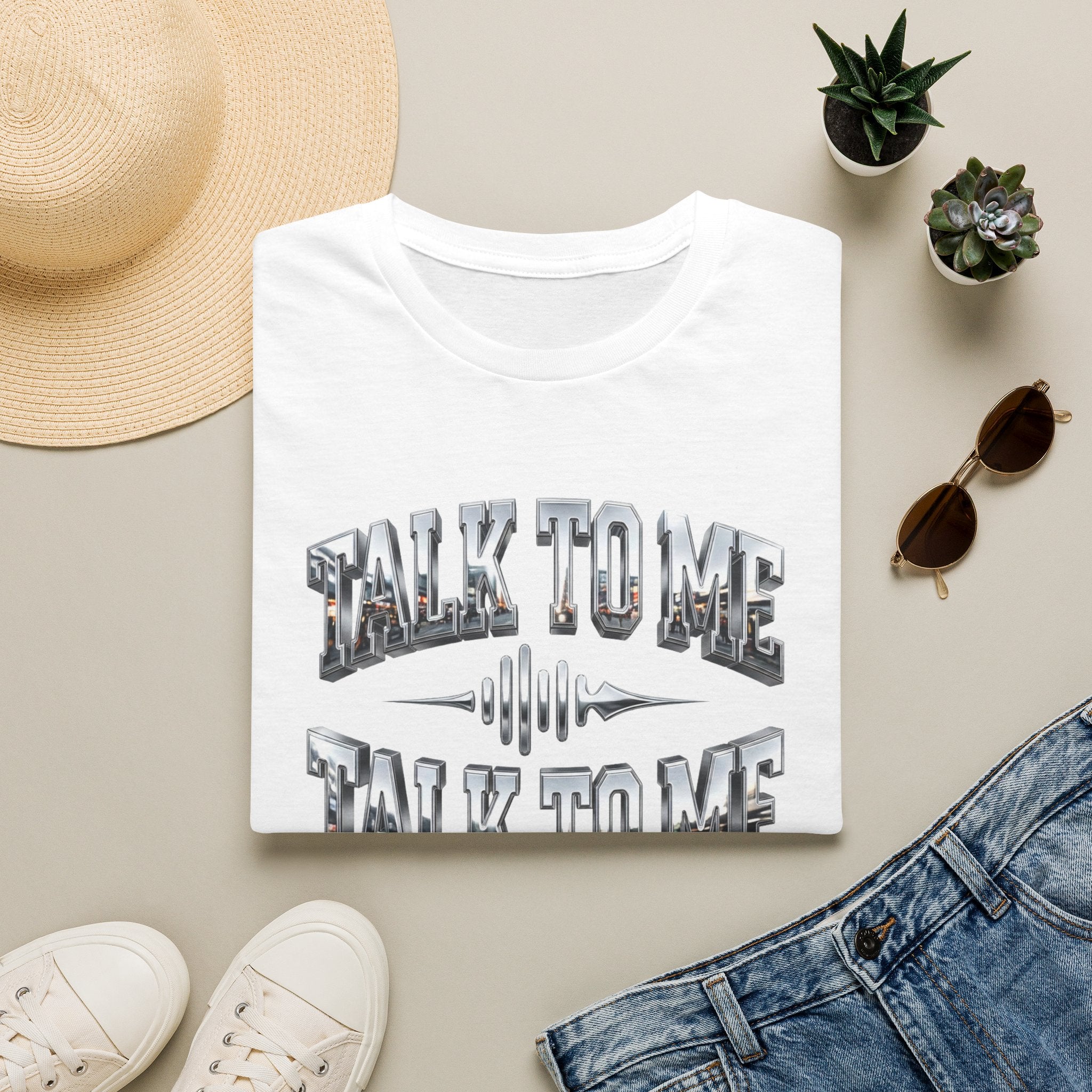 Talk To Me T-Shirt — Retro Soundwave Graphic Tee