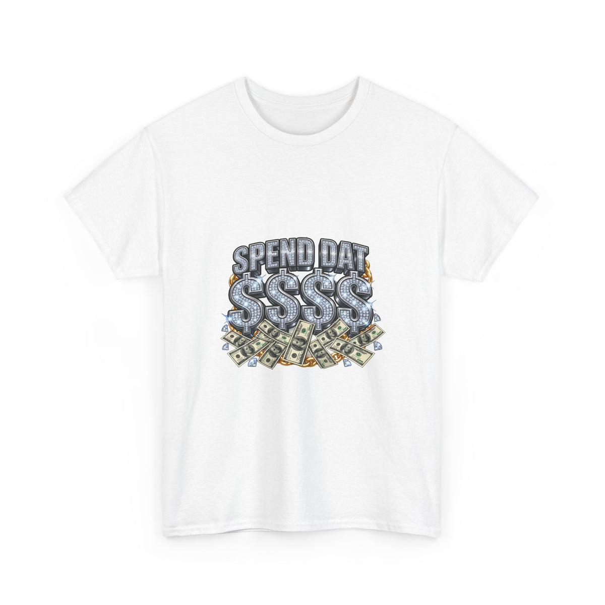 Spend Dat  Money Graphic Tee — Streetwear Cash & Hustle T-Shirt