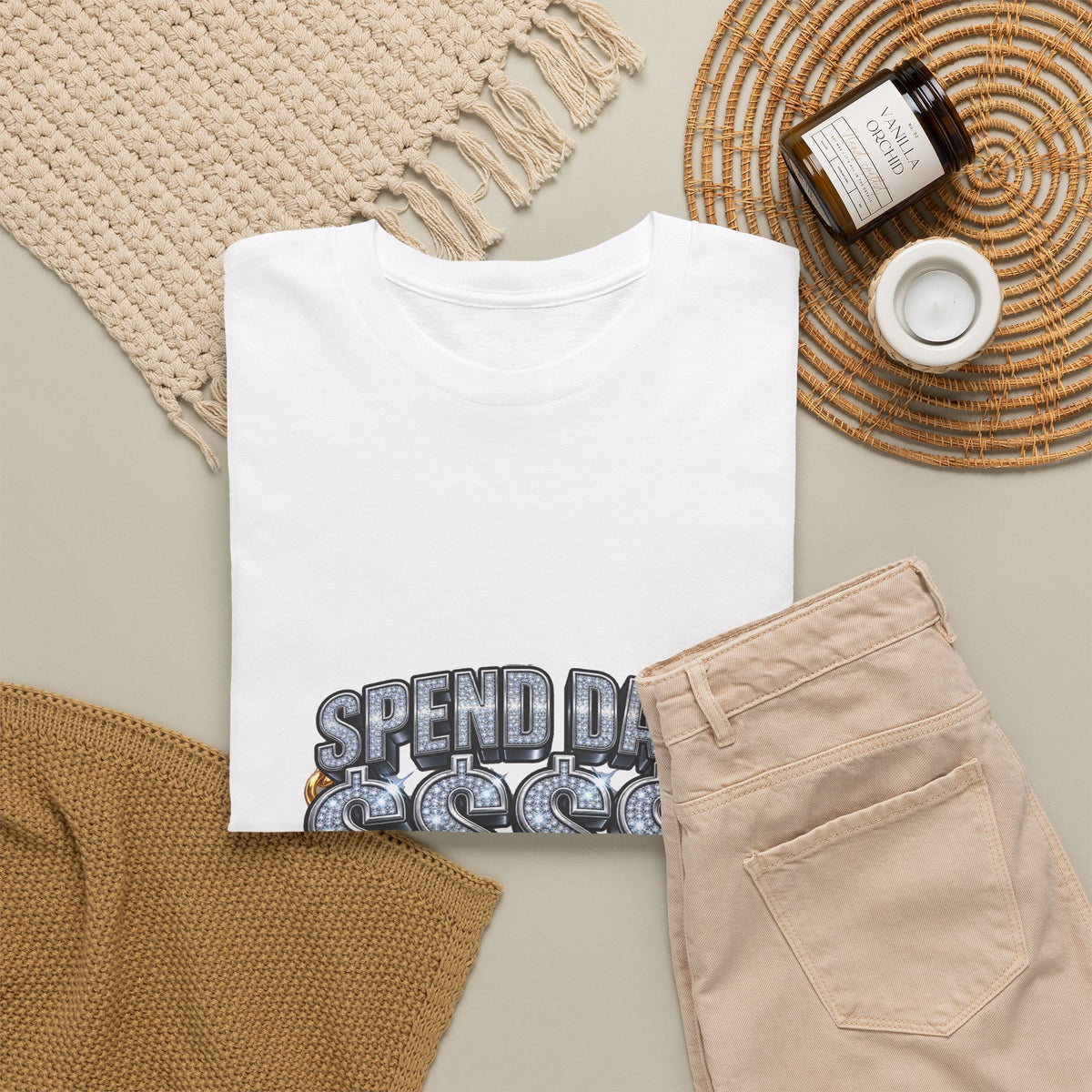 Spend Dat  Money Graphic Tee — Streetwear Cash & Hustle T-Shirt