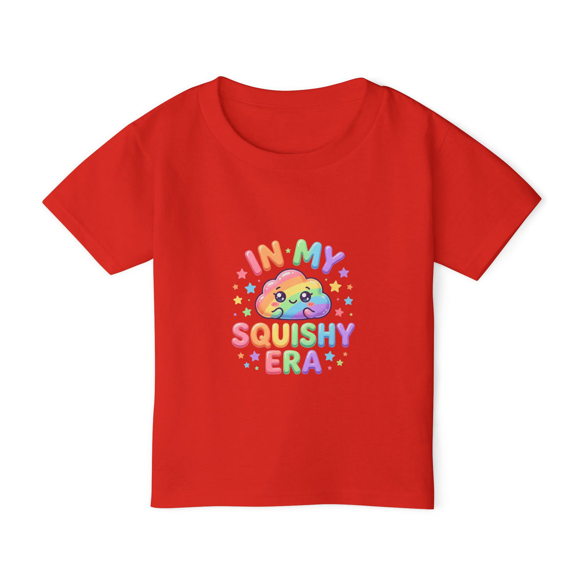 Toddler T-Shirt — "In My Squishy Era" Cute Rainbow Kawaii Tee for Kids