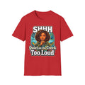 Shhh Quiet on the Creek Too Loud T-Shirt — Retro Afro Woman Graphic Tee