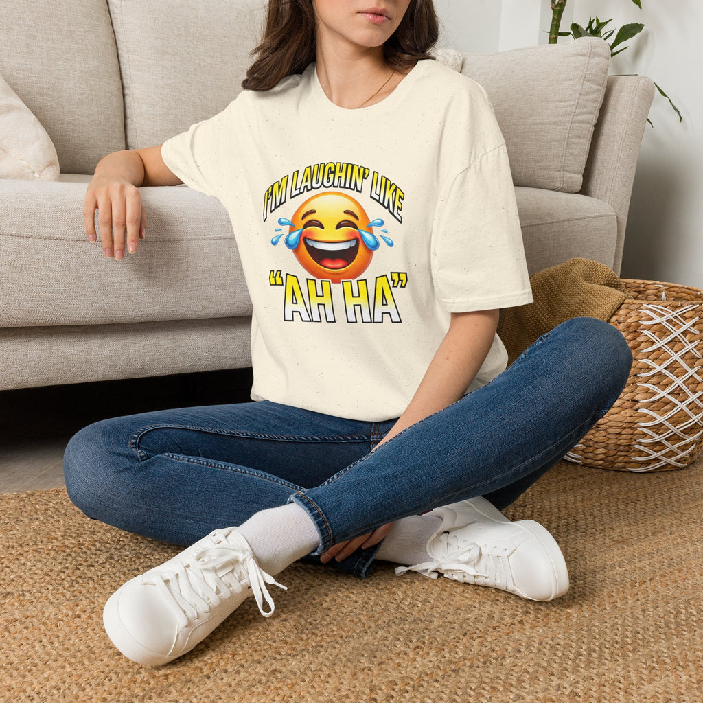 Laughing Emoji T-Shirt — "I’m Laughin’ Like ‘Ah Ha’" Graphic Tee