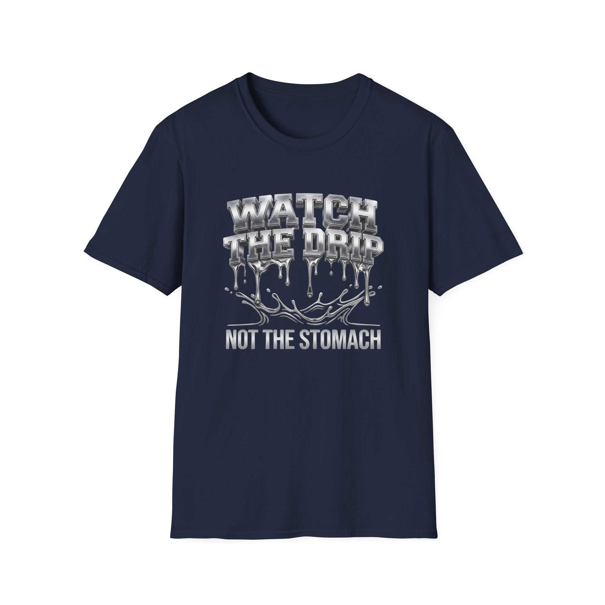 Watch The Drip T‑Shirt — Silver Drip Graphic Tee