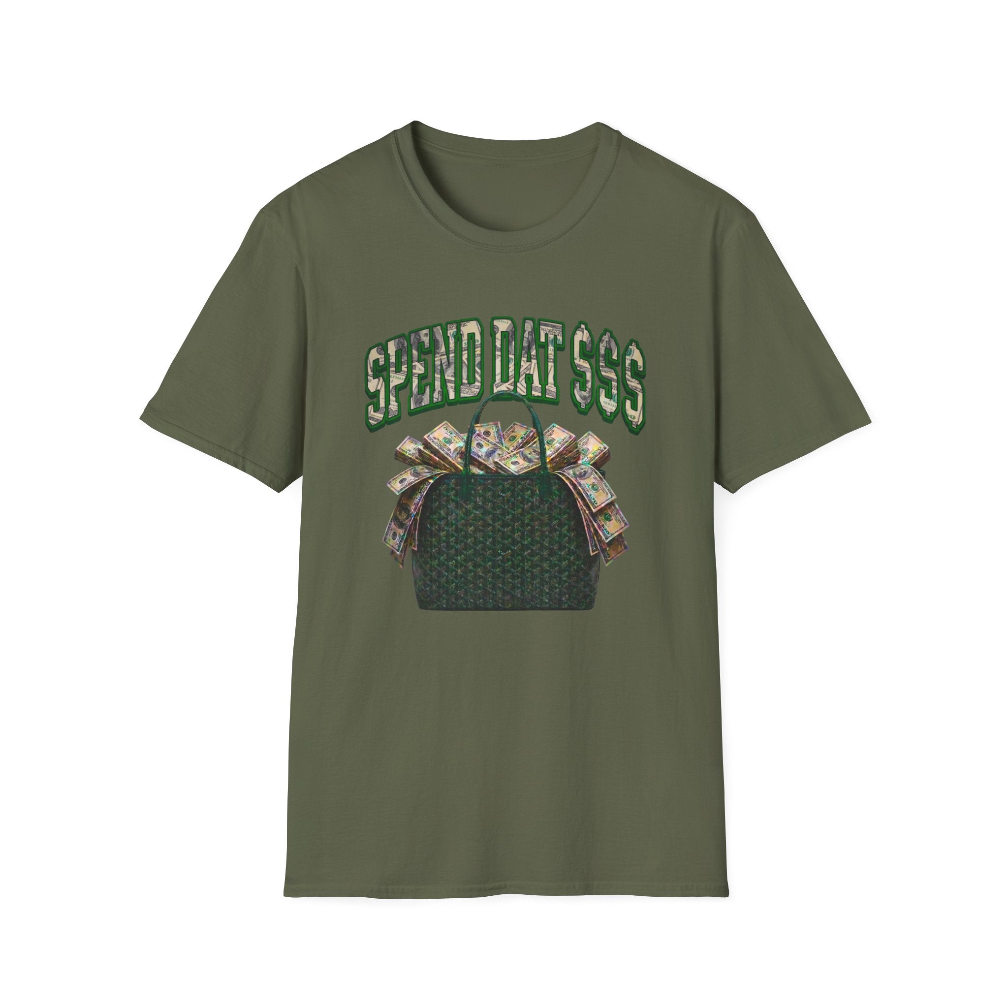Spend Dat  T-Shirt — Funny Money Bag Graphic Tee