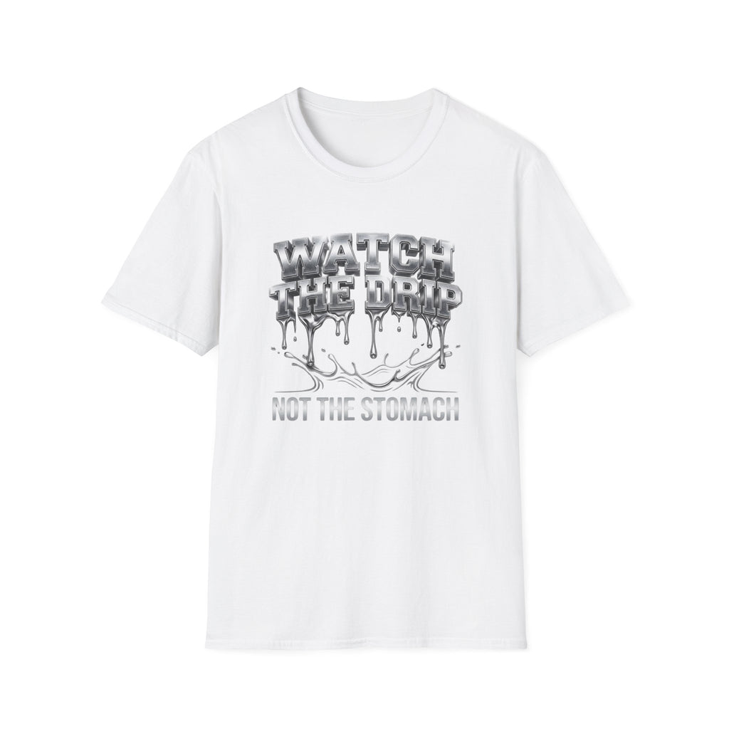 Watch The Drip T‑Shirt — Silver Drip Graphic Tee