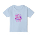 Toddler T-Shirt — "ABC 123 Back to School for Me" Cute Pink Kids School Shirt