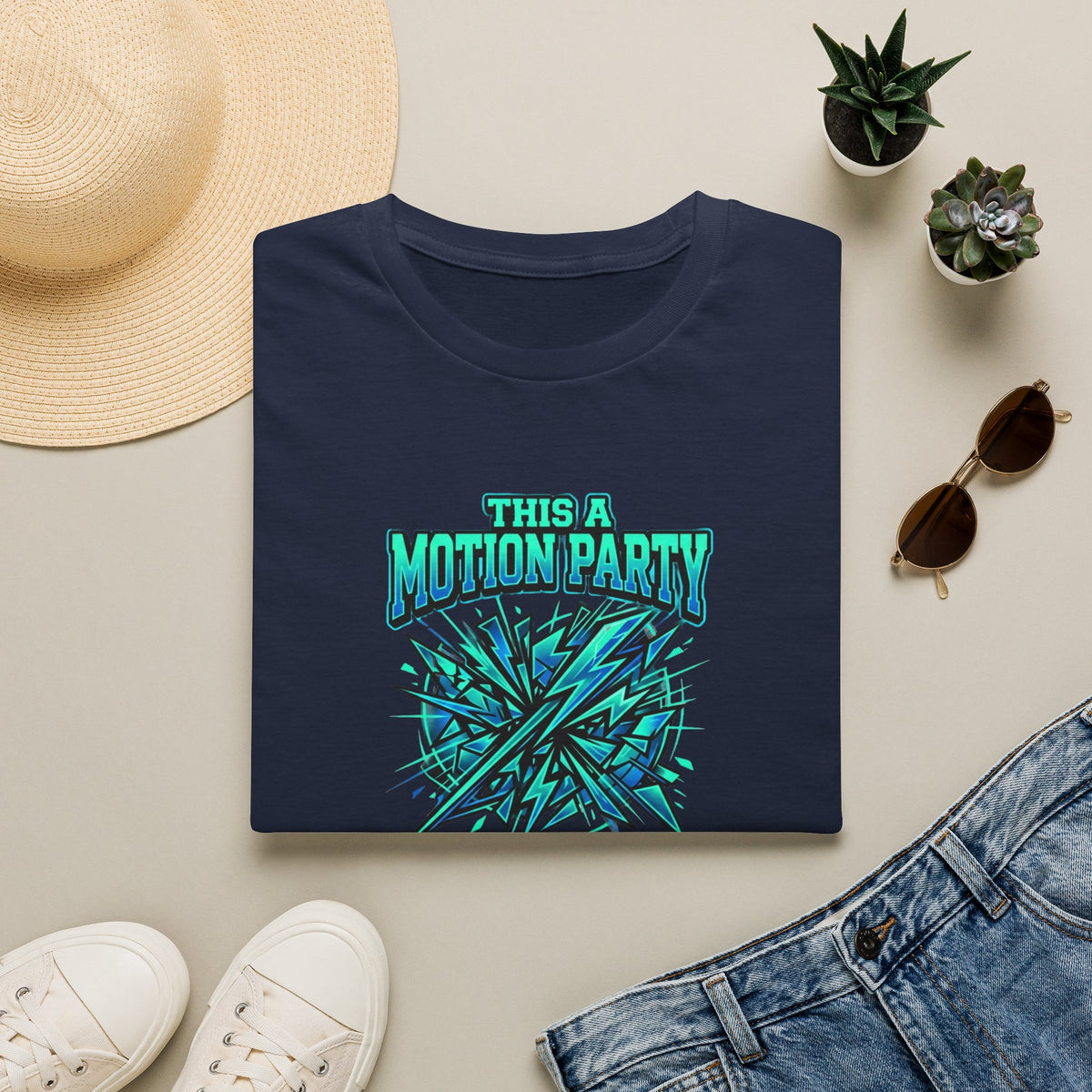 Motion Party T‑Shirt — "This a Motion Party, You Can Not Get In" Graphic Tee