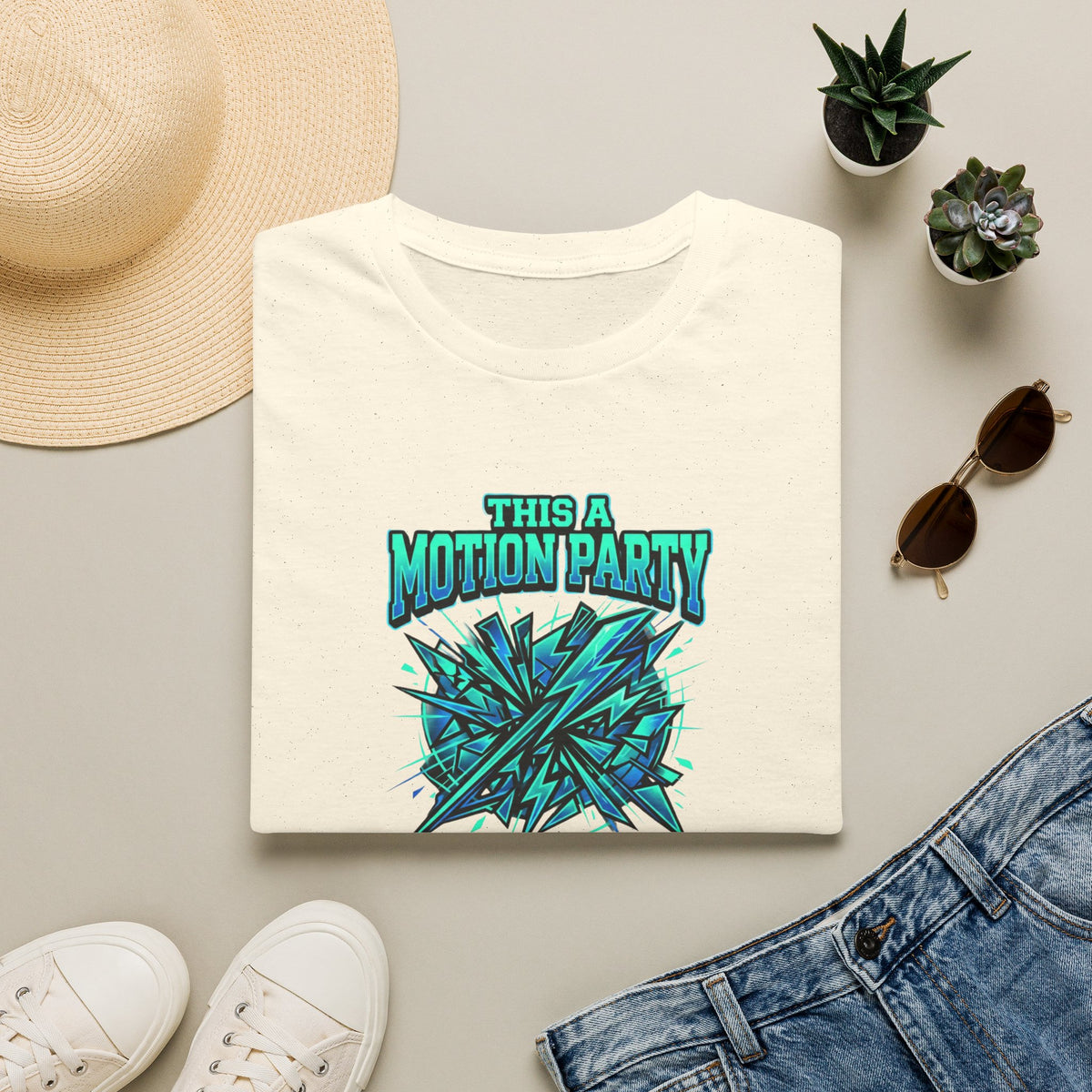 Motion Party T‑Shirt — "This a Motion Party, You Can Not Get In" Graphic Tee