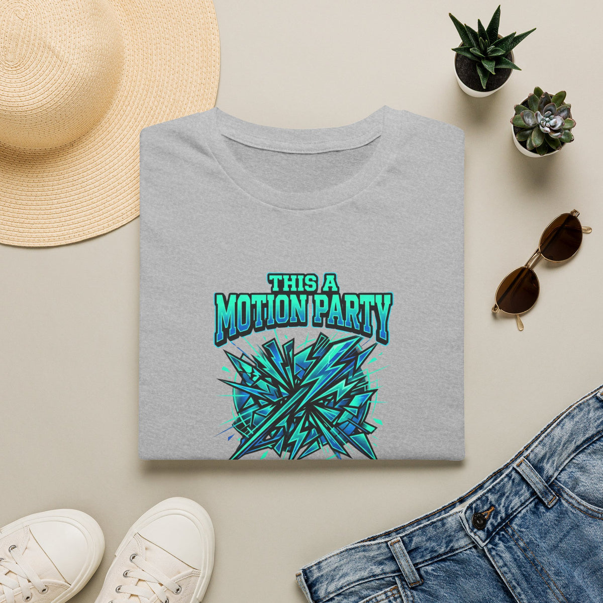 Motion Party T‑Shirt — "This a Motion Party, You Can Not Get In" Graphic Tee