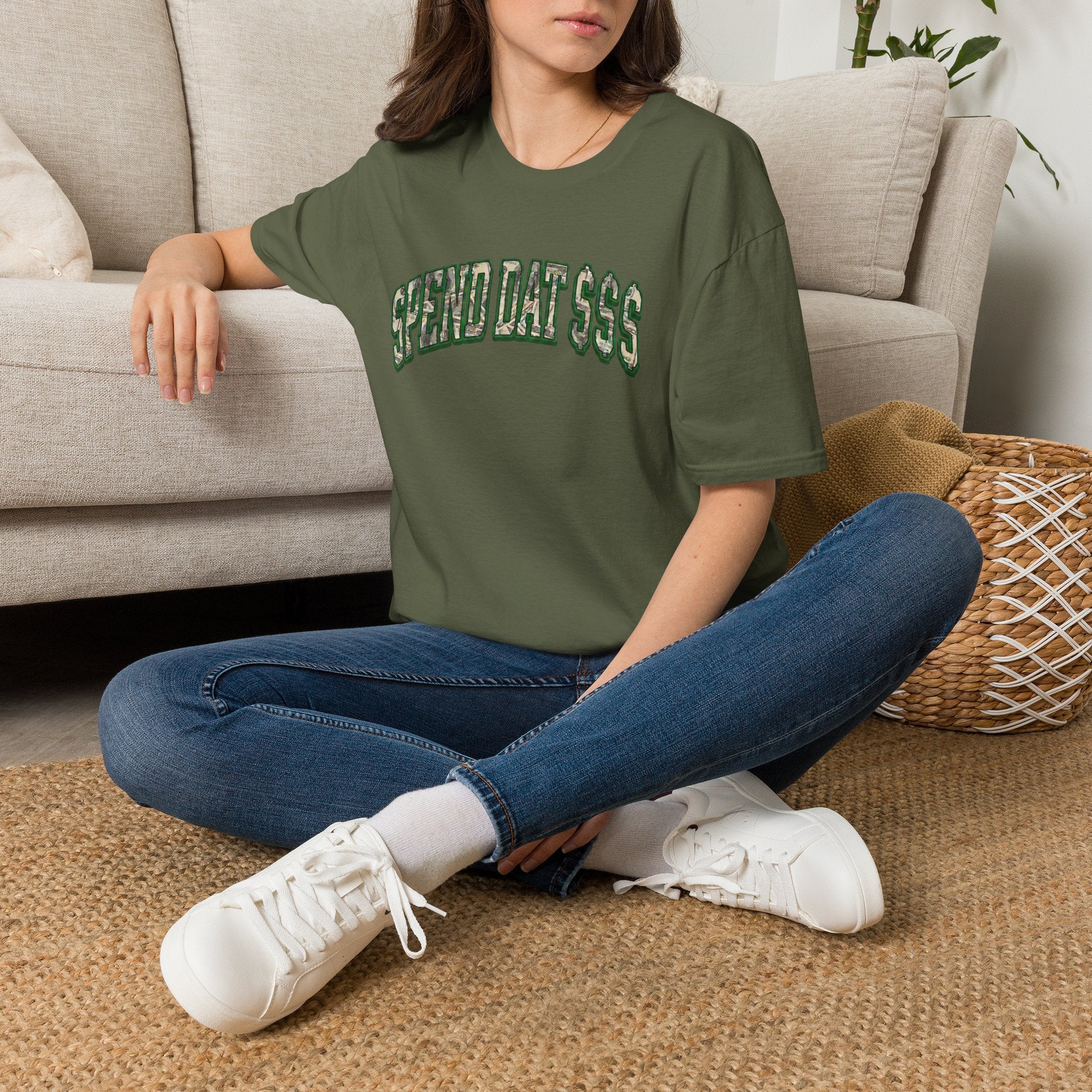 Spend Dat  T-Shirt — Camo Money Graphic Tee