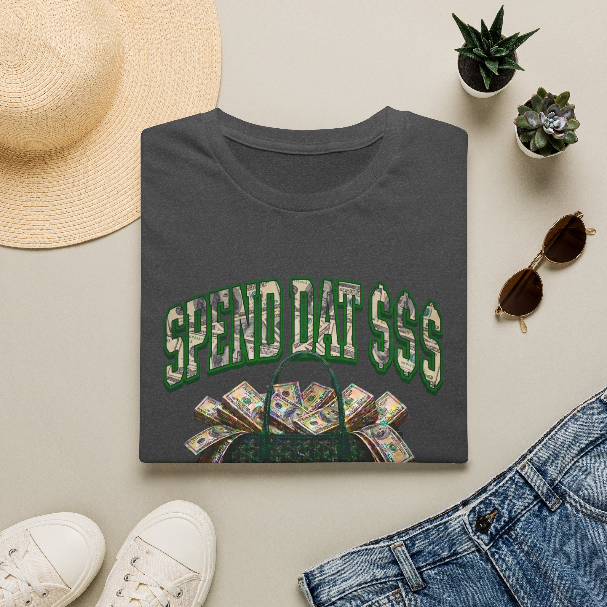 Spend Dat  T-Shirt — Funny Money Bag Graphic Tee