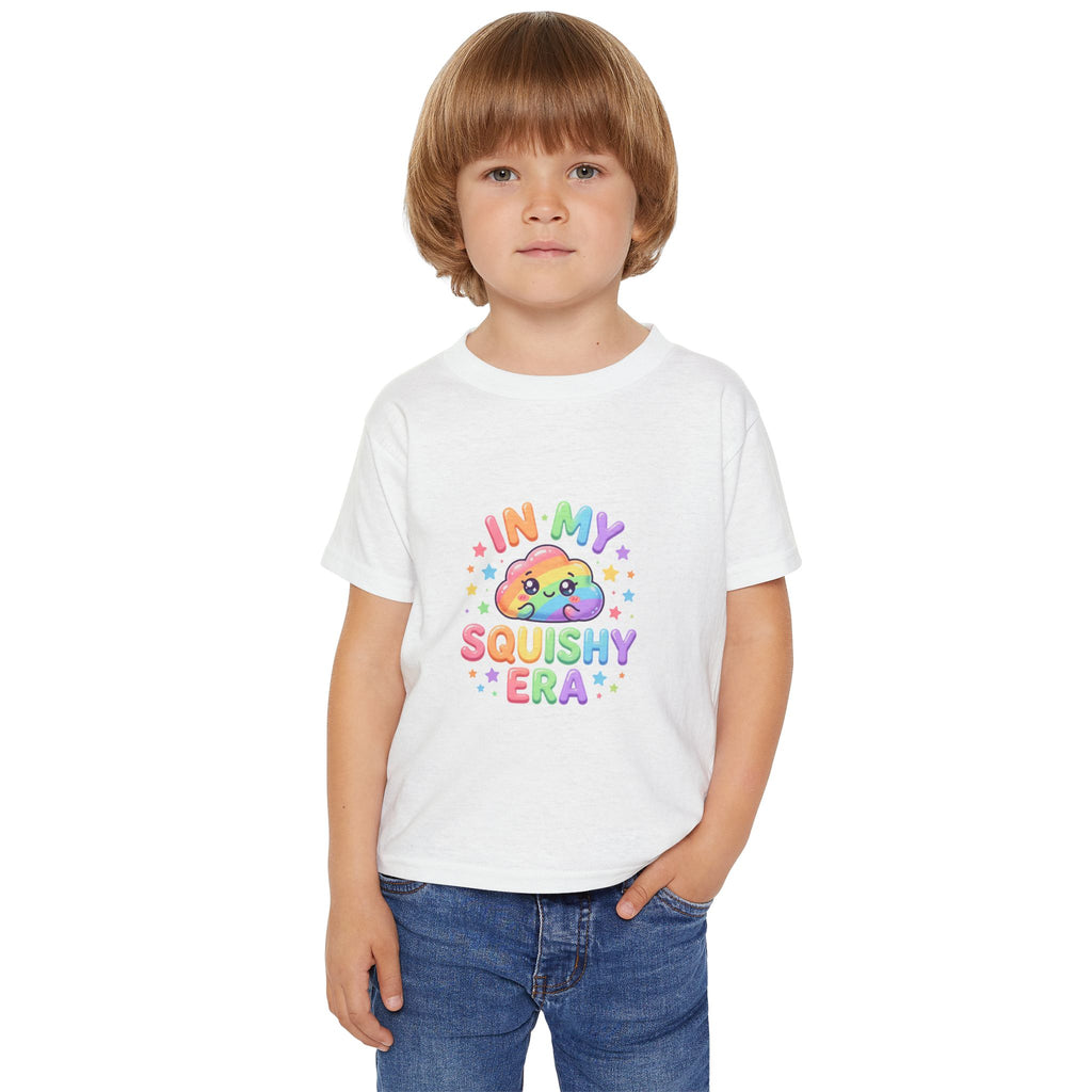 Toddler T-Shirt — "In My Squishy Era" Cute Rainbow Kawaii Tee for Kids