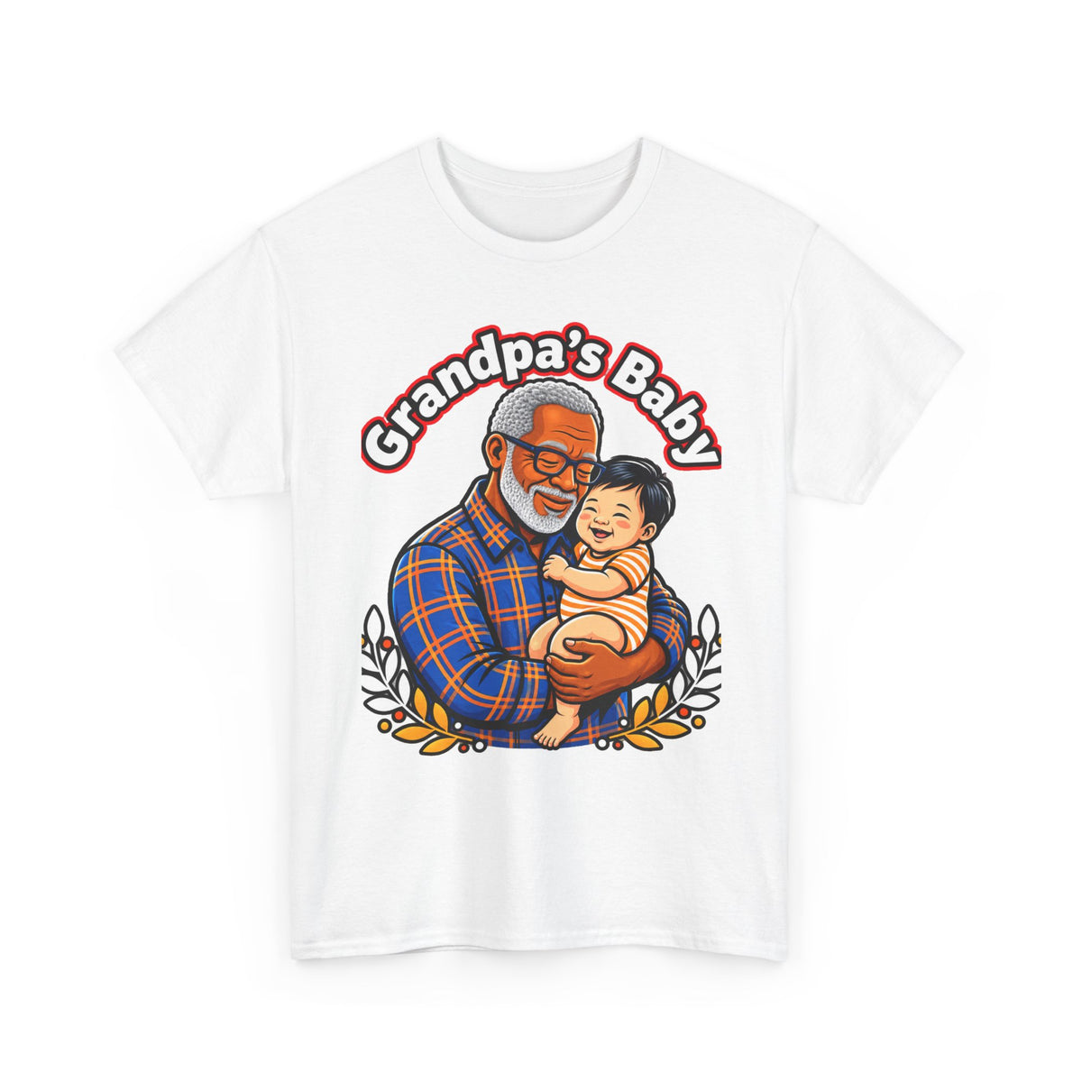 Grandpa's Baby T-Shirt — Cute Grandpa & Baby Family Gift