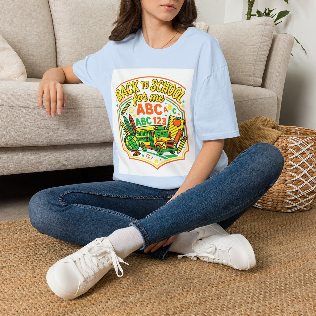 Back to School for Me T-Shirt — ABC 123 Kids’ Teacher Gift