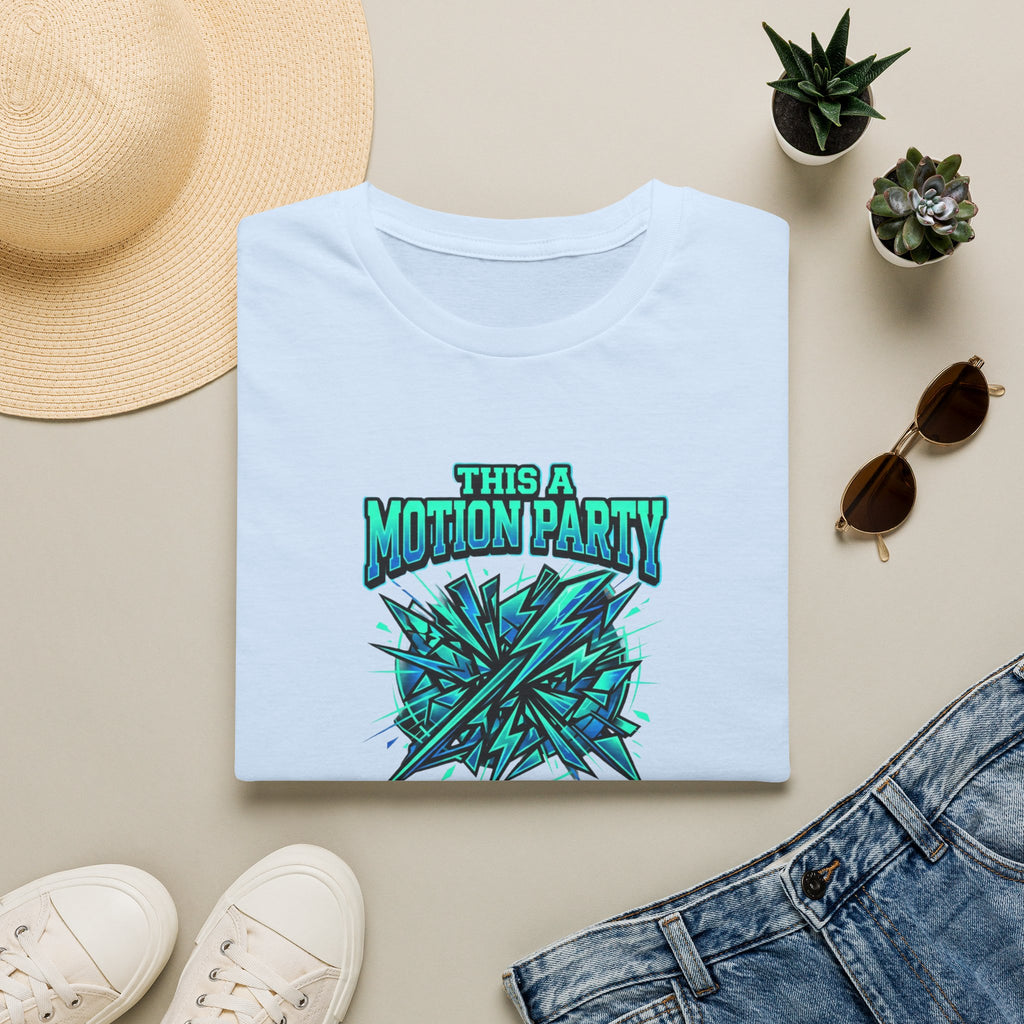 Motion Party T‑Shirt — "This a Motion Party, You Can Not Get In" Graphic Tee