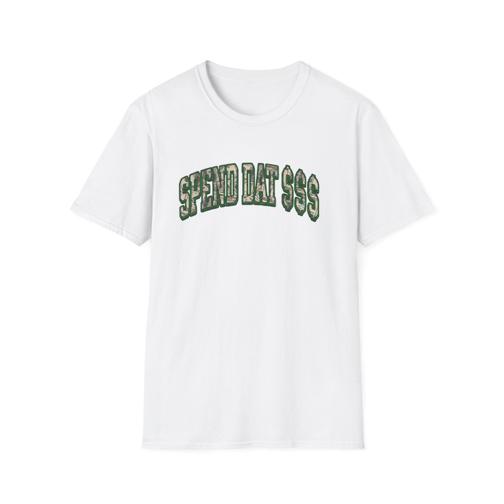 Spend Dat  T-Shirt — Camo Money Graphic Tee