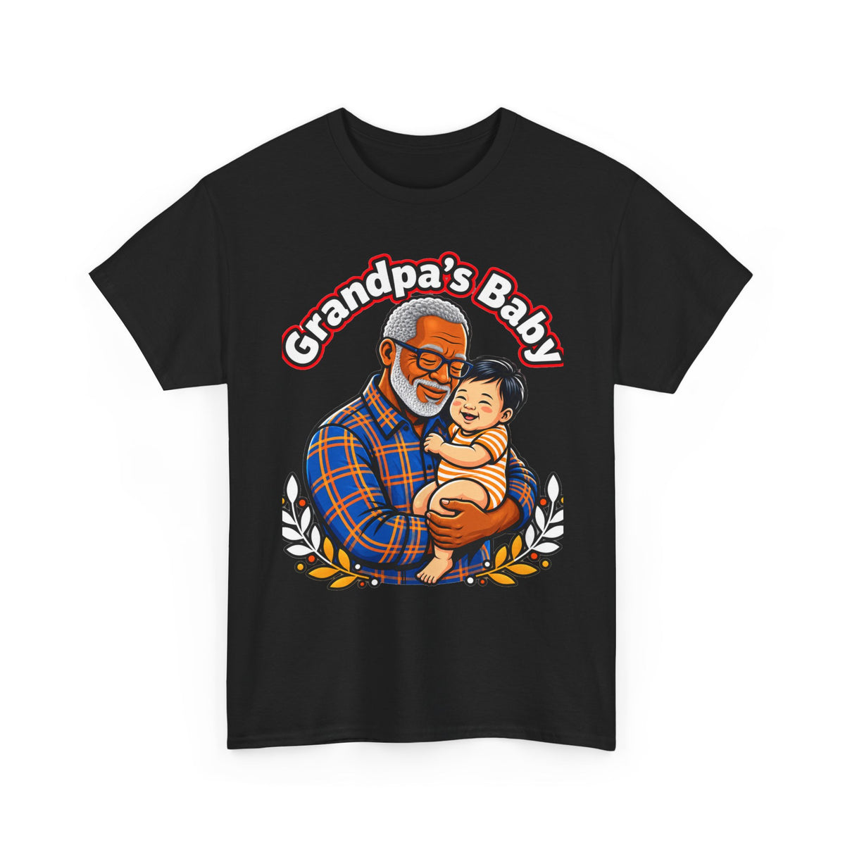 Grandpa's Baby T-Shirt — Cute Grandpa & Baby Family Gift