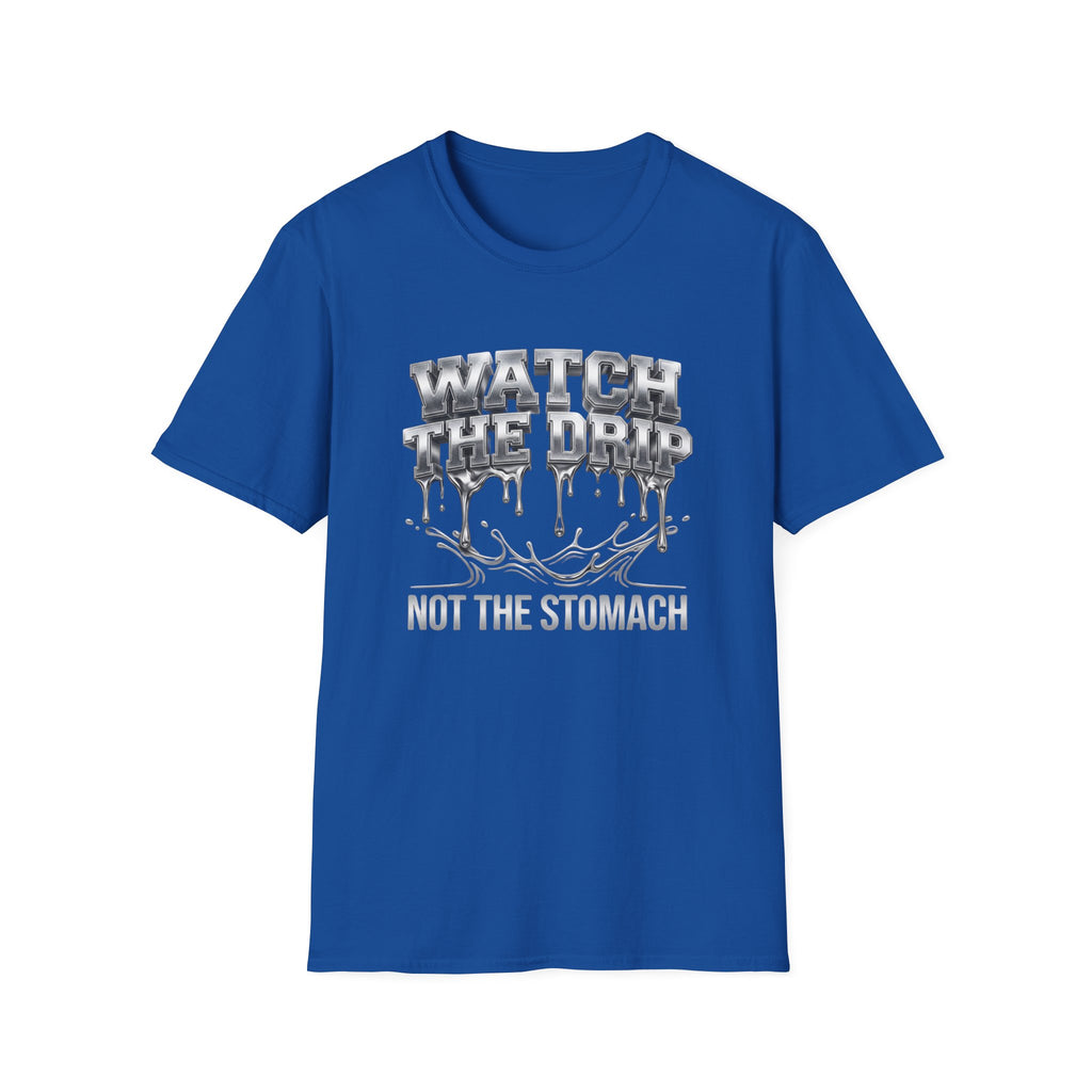 Watch The Drip T‑Shirt — Silver Drip Graphic Tee
