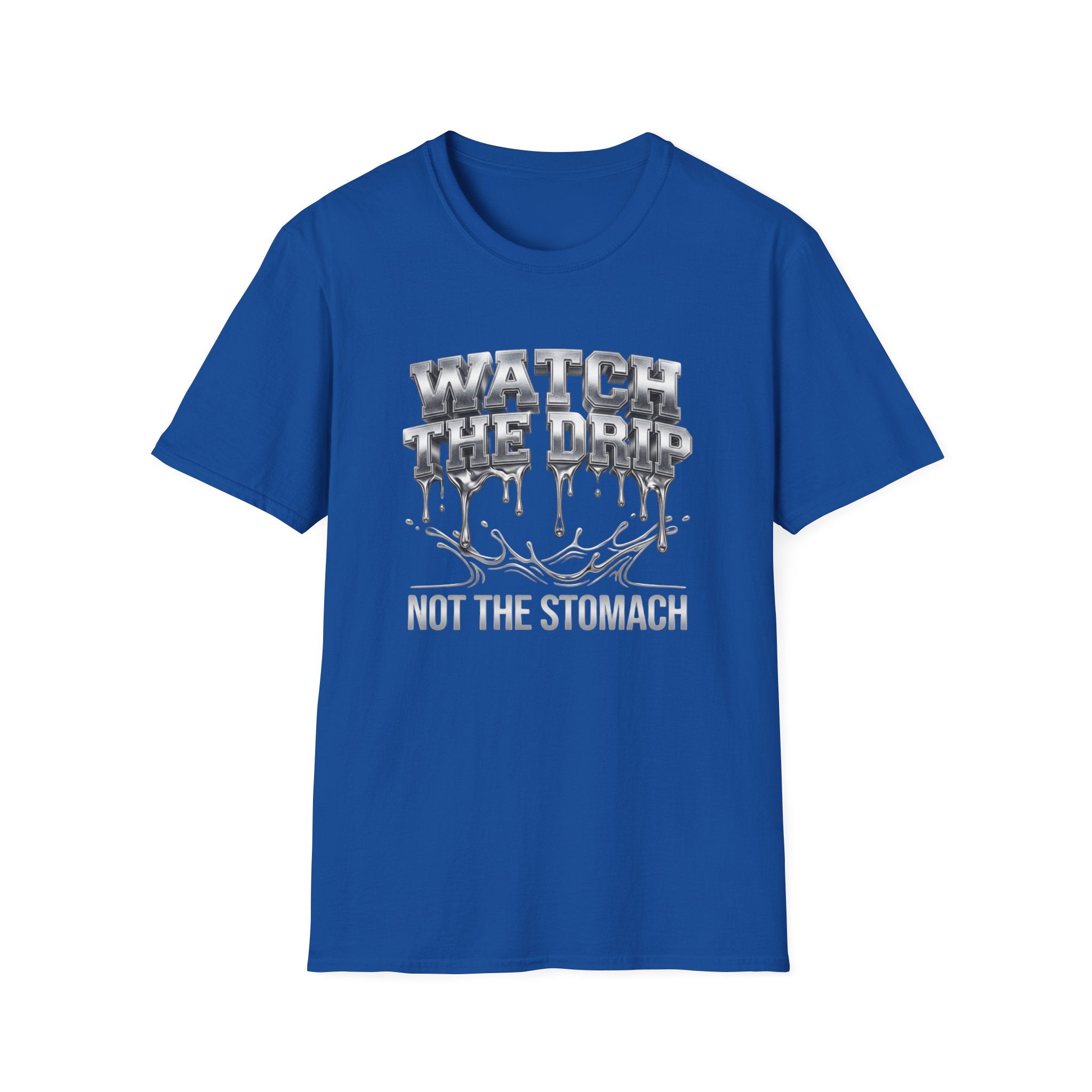 Watch The Drip T‑Shirt — Silver Drip Graphic Tee