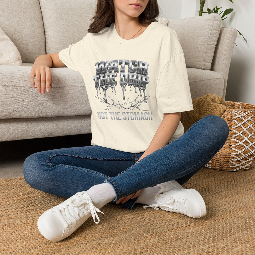 Watch The Drip T‑Shirt — Silver Drip Graphic Tee