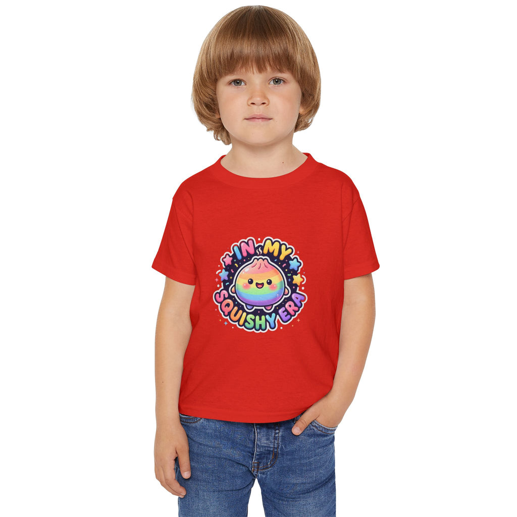 Toddler T-Shirt — "In My Squishy Era" Cute Rainbow Kawaii Tee