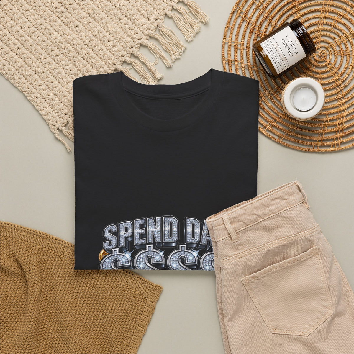 Spend Dat  Money Graphic Tee — Streetwear Cash & Hustle T-Shirt