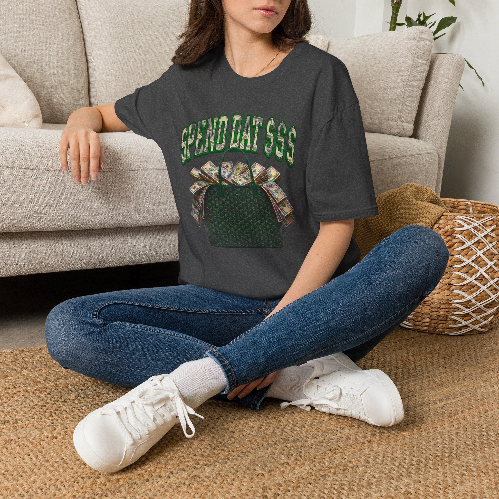 Spend Dat  T-Shirt — Funny Money Bag Graphic Tee