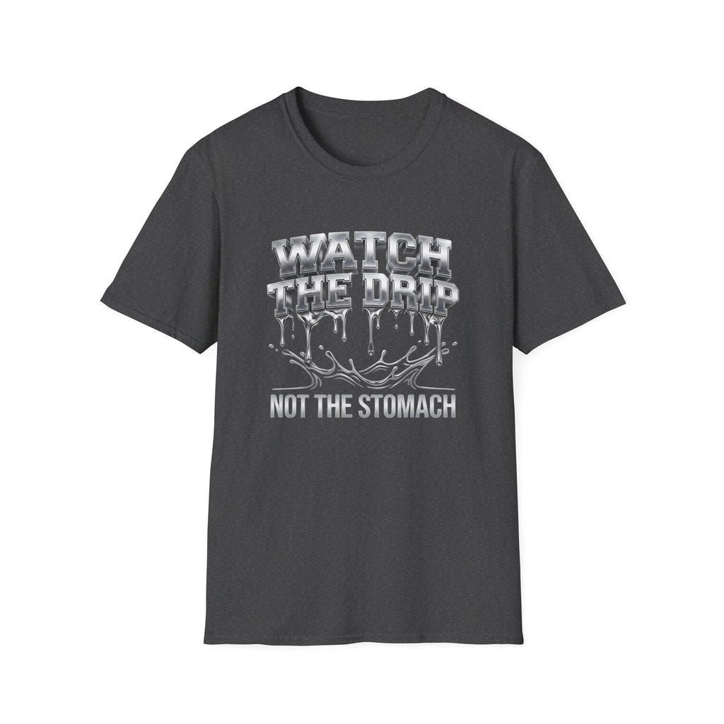 Watch The Drip T‑Shirt — Silver Drip Graphic Tee